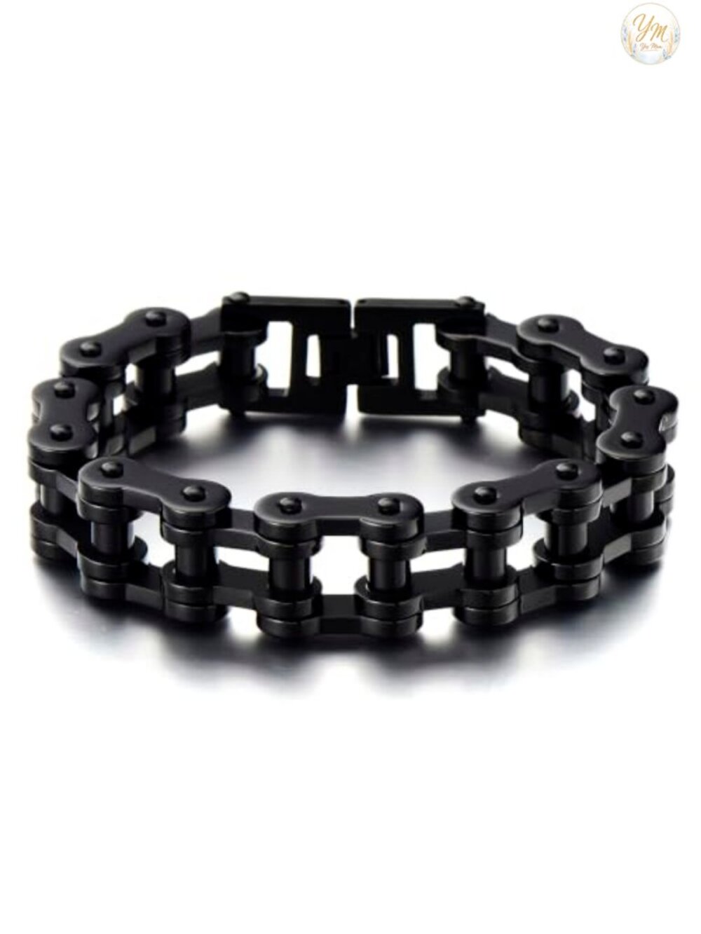 Heavy Sturdy Mens Motorcycle Bike Chain Bracelet Stainless Steel Polished